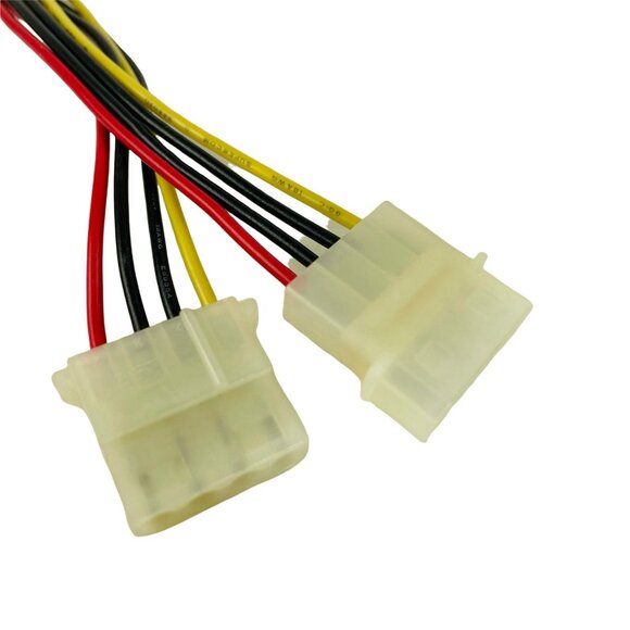 CPU Power Converter 4 Pin Mail to Splitter Male Female 4 Pin u Extension Power - Picture 2 of 3